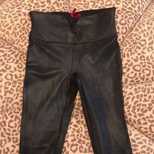 Spanx faux leather leggings